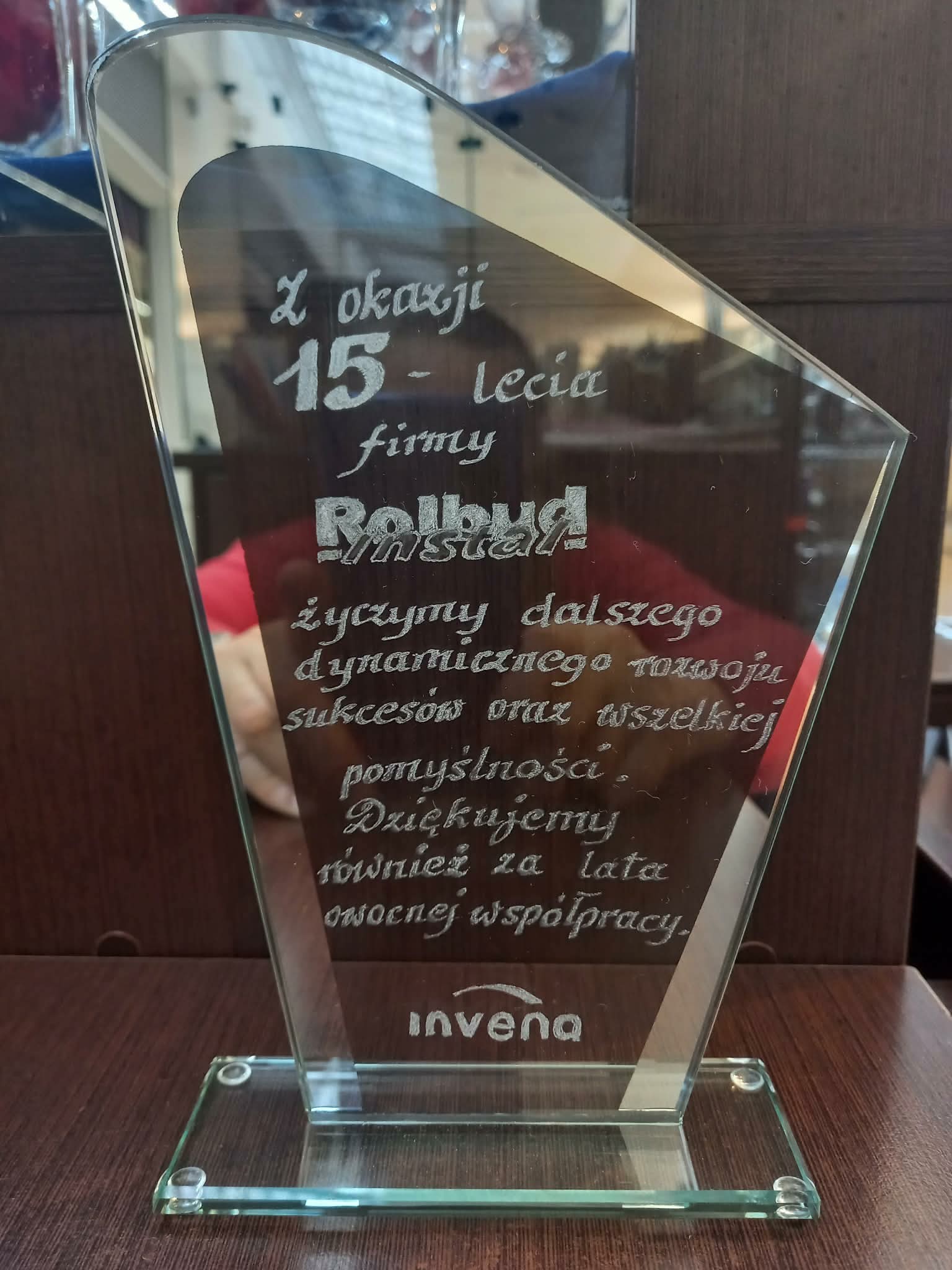 Statuetka na jubileusz firmy