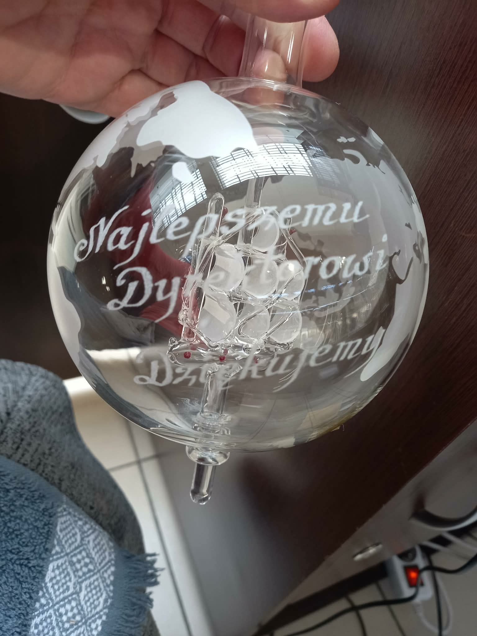 Karafka z dedykacją